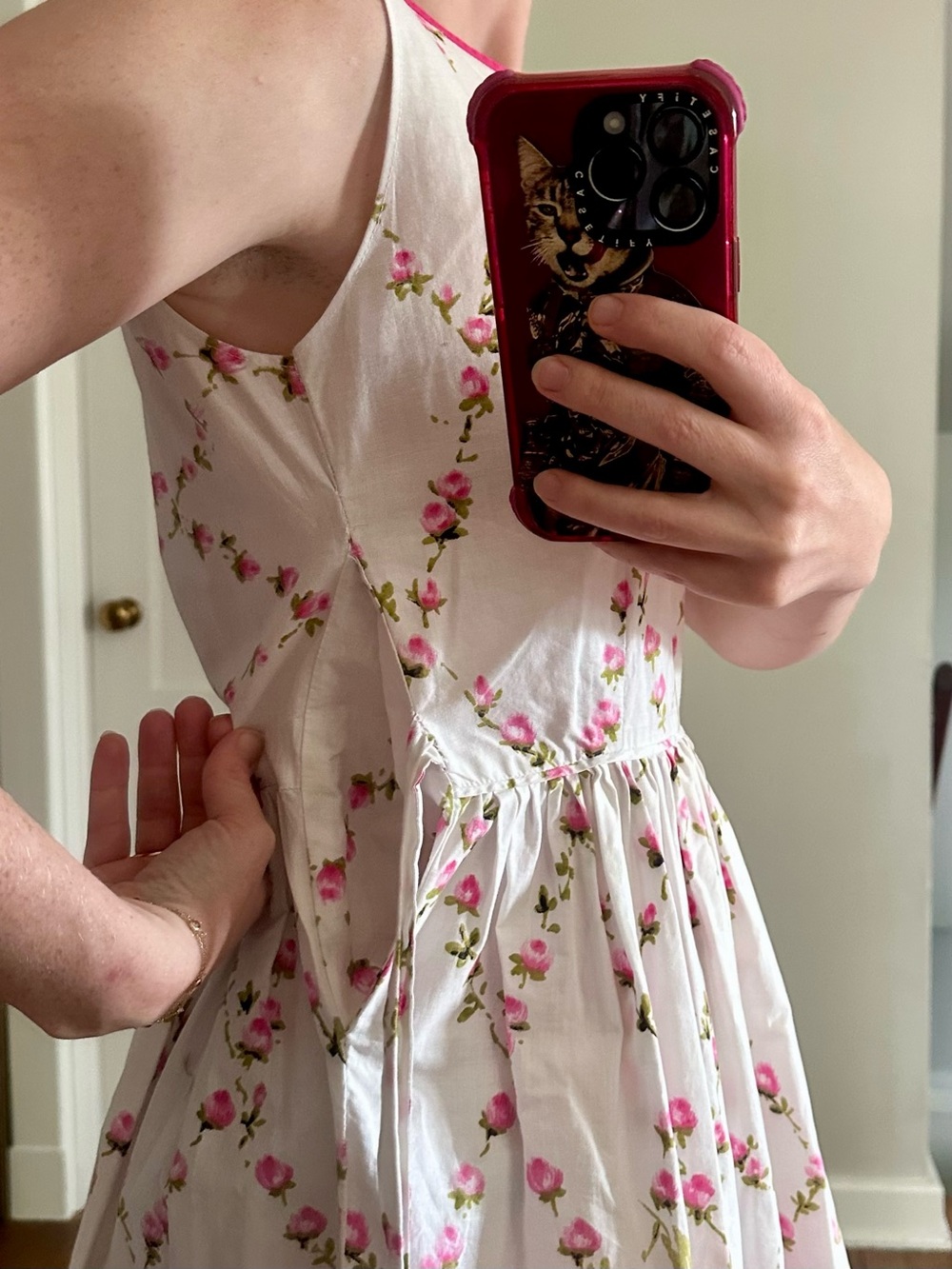 Vintage 50s/60s Cotton Sundress - Picture 5 of 9